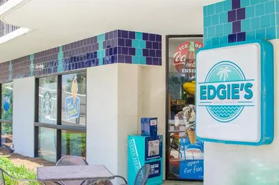 a store with a sign in front of it at Edgewater Villa 2205 'Turtle Dunes' in Panama City Beach
