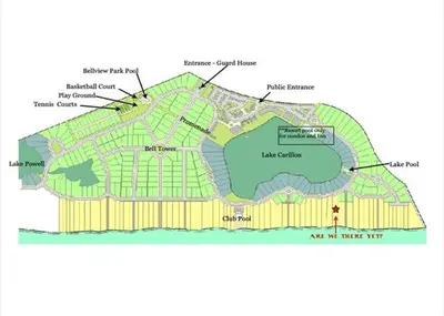 a schematic diagram of a proposed site at Drift on Inn by Oversee 30A in Carillon Beach
