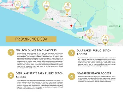 a map of the bruce trail park at Sea Ya Soon in Inlet Beach