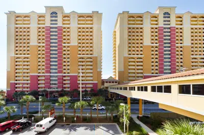 a view of a city with tall buildings at Calypso 2-2304 West in Panama City Beach