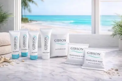 a group of four products sitting on a counter near the beach at Tidewater 2608 in Panama City Beach