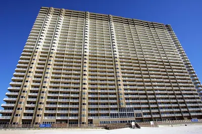 a large building with a lot of windows at Tidewater 2613 in Panama City Beach